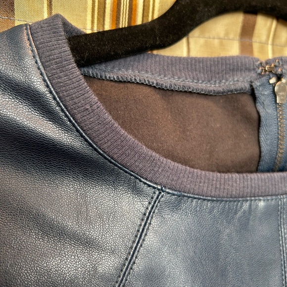 BCBG Vegan leather top - Picture 5 of 16